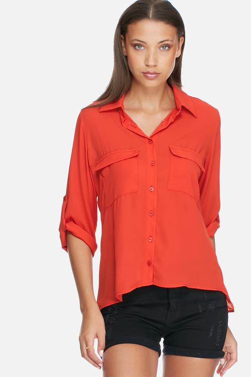 Split back shirt