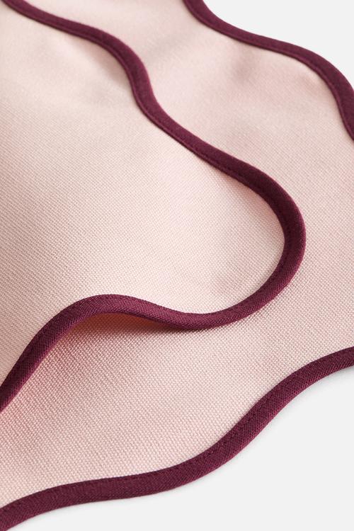2 Pack water-repellent place mats - light pink