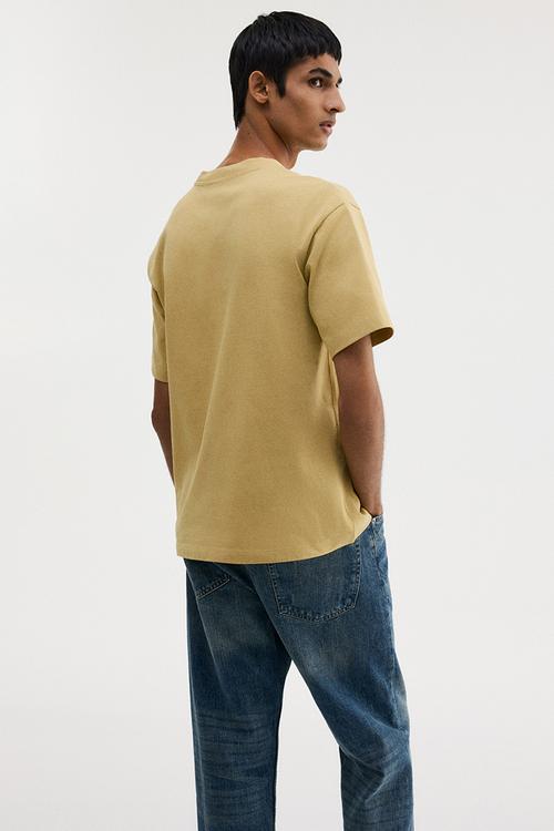 Loose fit t-shirt - yellow