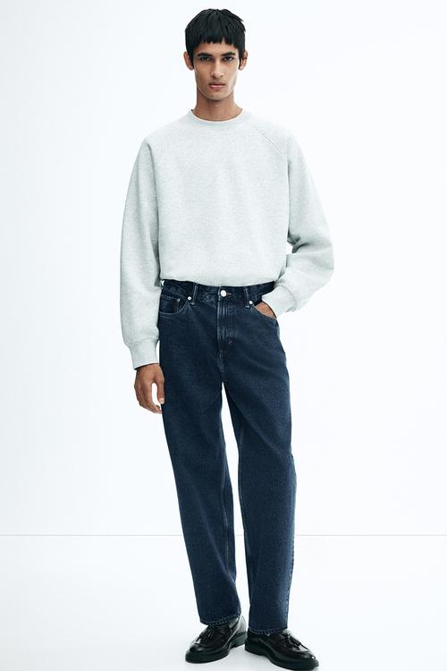 Loose jeans - dark denim blue
