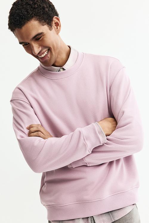 Loose fit sweatshirt - pink
