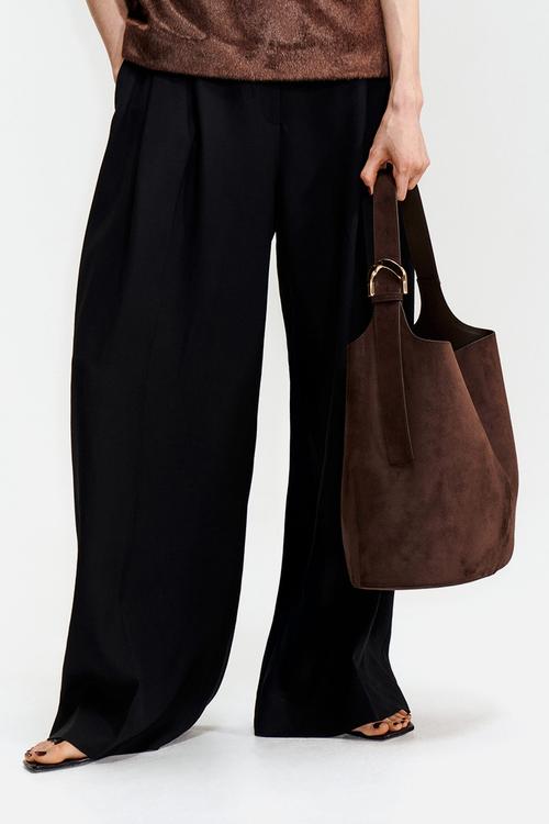 Bucket bag - dark brown