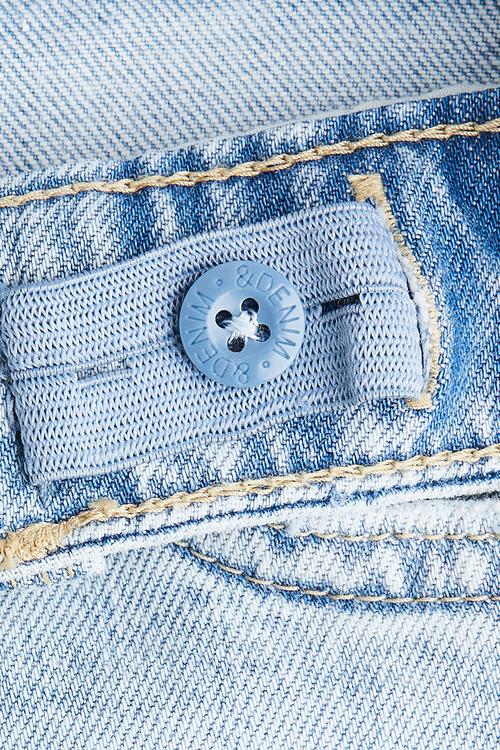 Baggy fit bootcut leg jeans - light denim blue