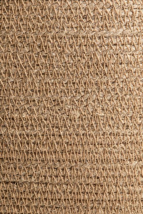 Jute laundry basket - beige