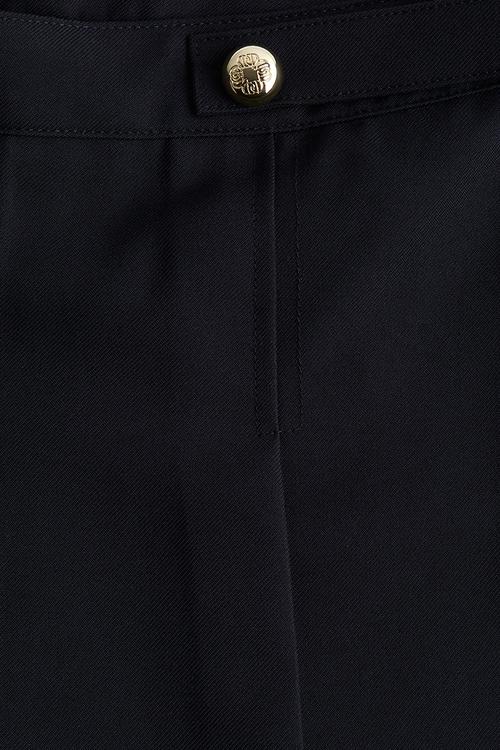 Pleated skort - navy blue