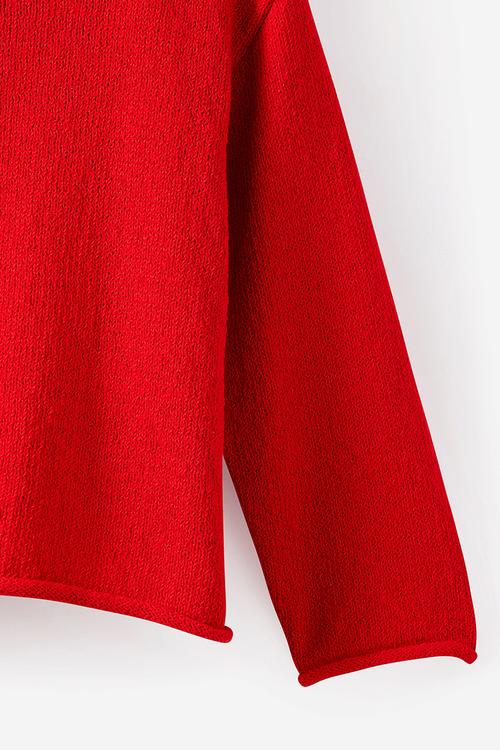 Lily Lightweight Knit - Varsity Red