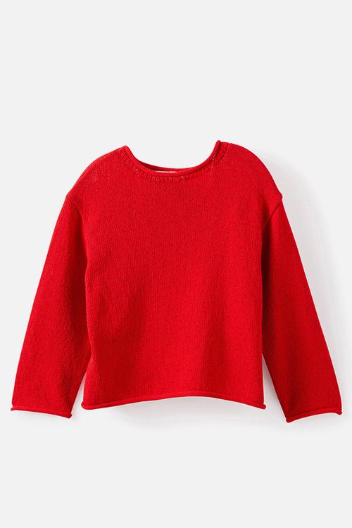 Lily Lightweight Knit - Varsity Red