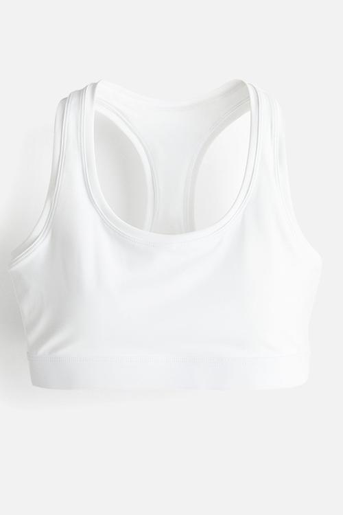 Sports bra with cool handfeel drymove™ - white