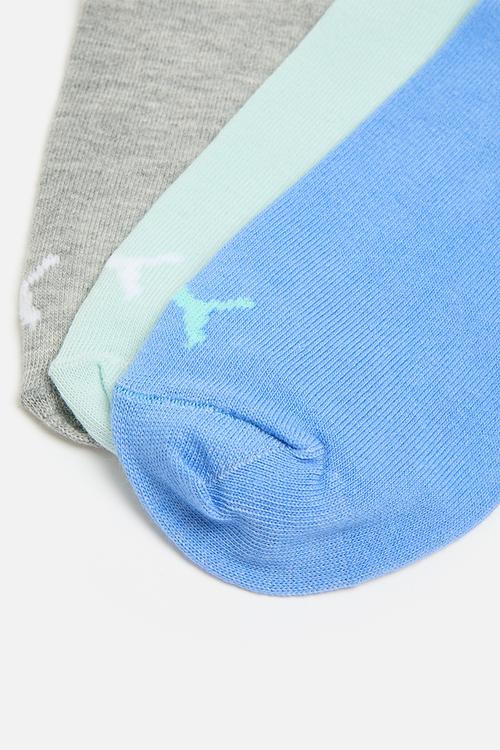 Ladies 3pk low cut socks - multi