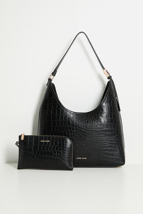 Exclusive Hobo With Pouch Bag - Black