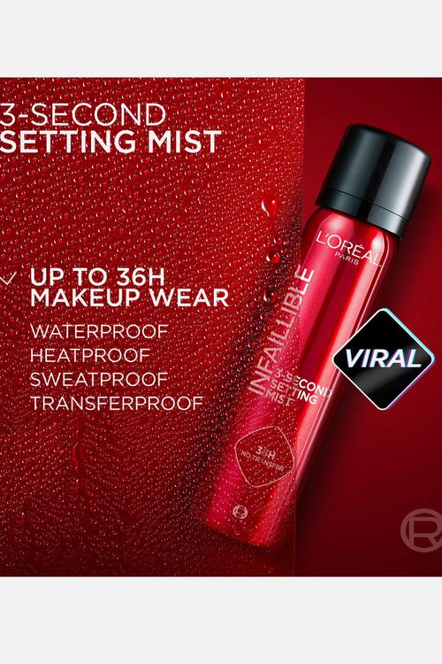 Infaillible 3-Second Setting Mist Setting Spray Jumbo Size - 150ml