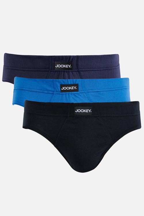 3 Pk Plain Fashion Brief - Multi