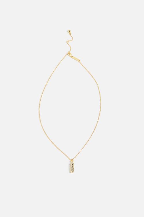 Corah cosmic crystal pendant necklace-gold