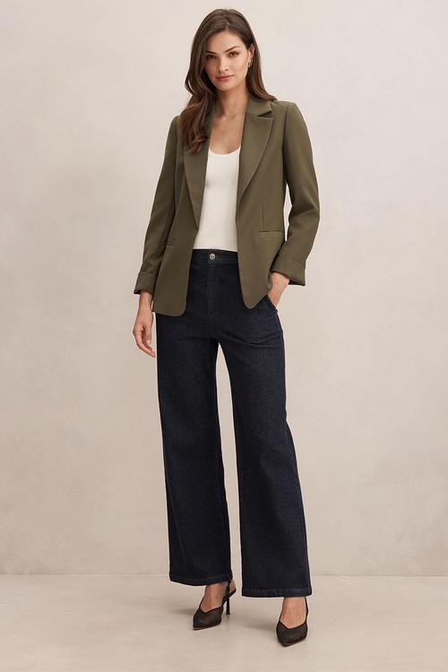 Dylan boyfriend blazer in khaki