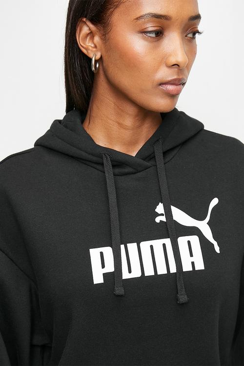 Ess No. 1 Logo Comfort Hoodie Fl W - Puma Black