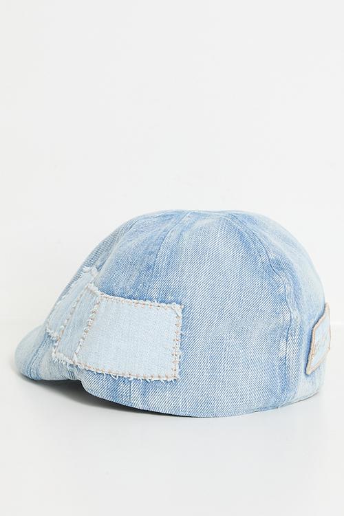Denim Dixie Patch Hat - Lt Blue