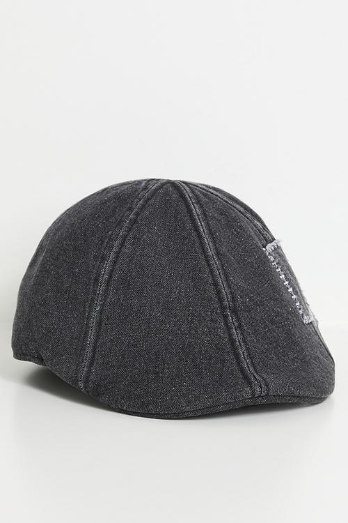 Denim Dixie Patch Hat - Black