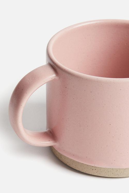 Reactive-glaze stoneware mug - multi,pink