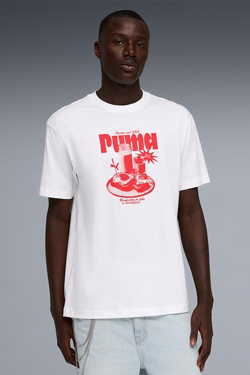 GRAPHIC Breakfast Tee - PUMA White