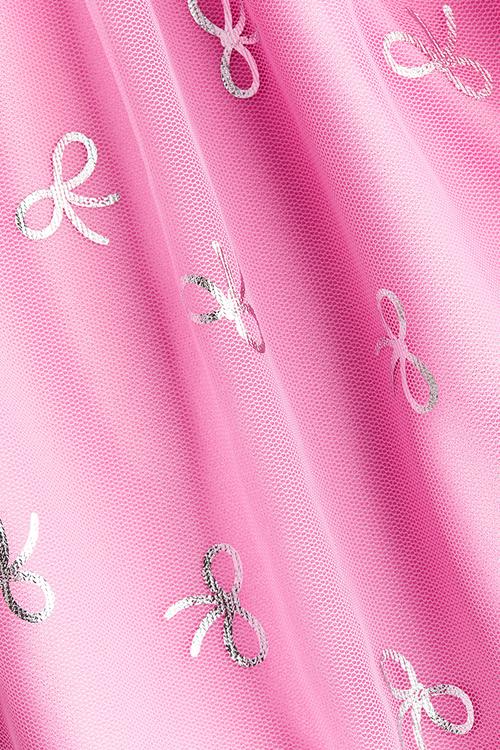 Tulle skirt dress - pink
