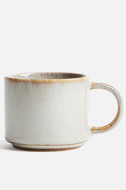 Stoneware espresso cup - light taupe