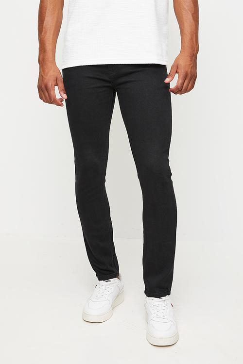 Slim Fit Essential Denim Blk - Black