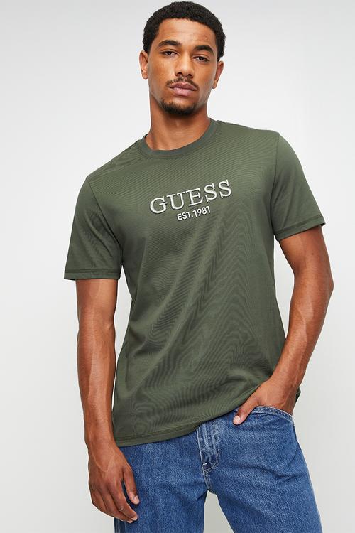 Cn Ss Embroidery Logo Tee - Green Depths