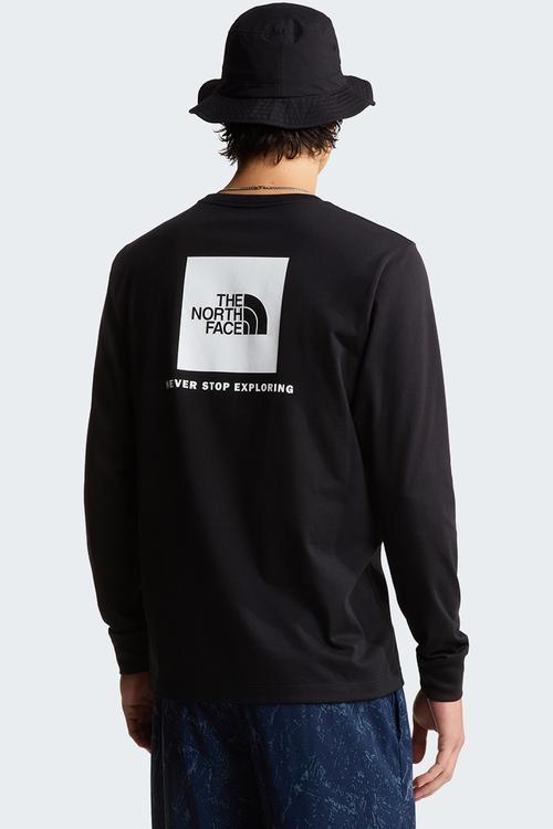 Evolution Box Nse Regular Long Sleeve Tee - Tnf Black-Tnf White