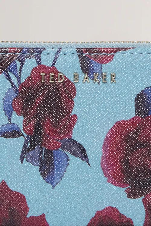 Elodi small purse cardholder - blue & red 