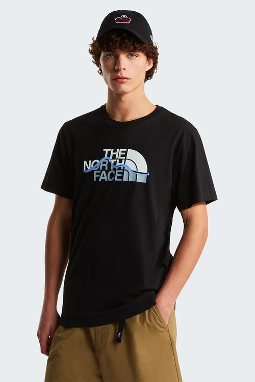 Mountain Line Regular Short Sleeve Tee-Graphic - Tnf Black