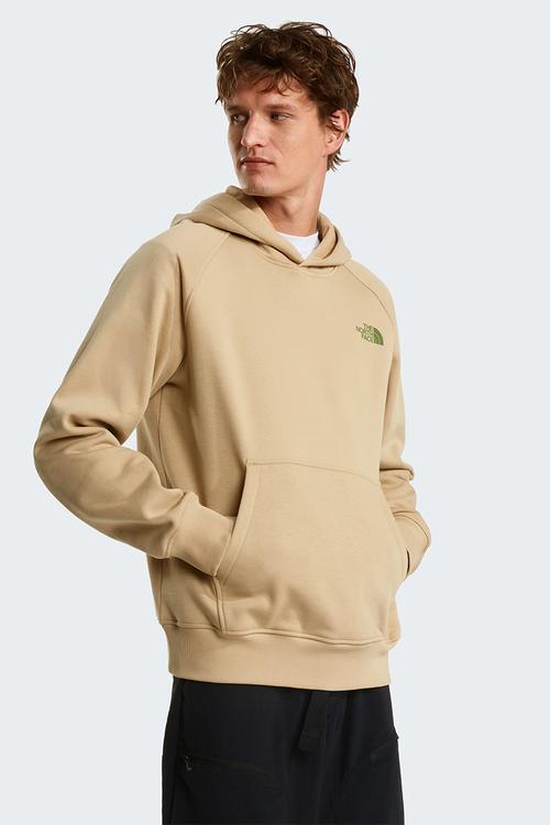 Raglan Box Nse Regular Hoodie - Khaki Stone