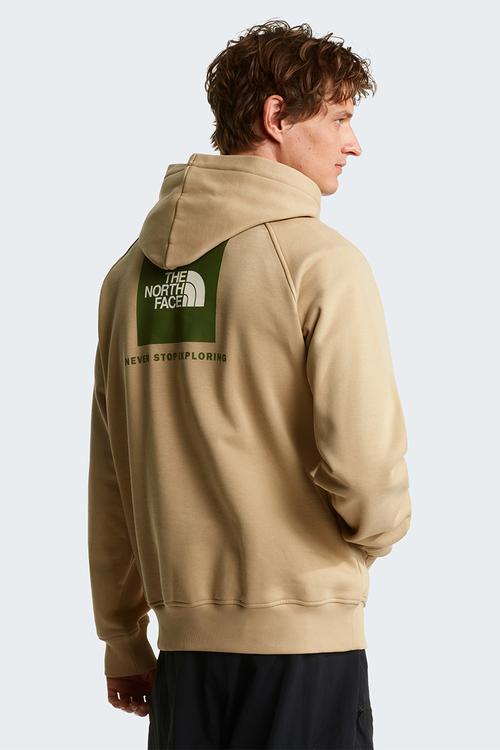 Raglan Box Nse Regular Hoodie - Khaki Stone