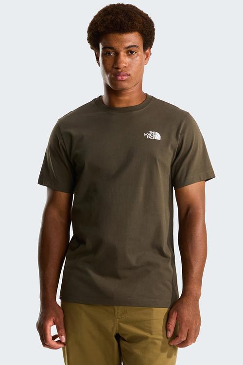 North Faces Regular Short Sleeve Tee-Graphic - New Taupe Green