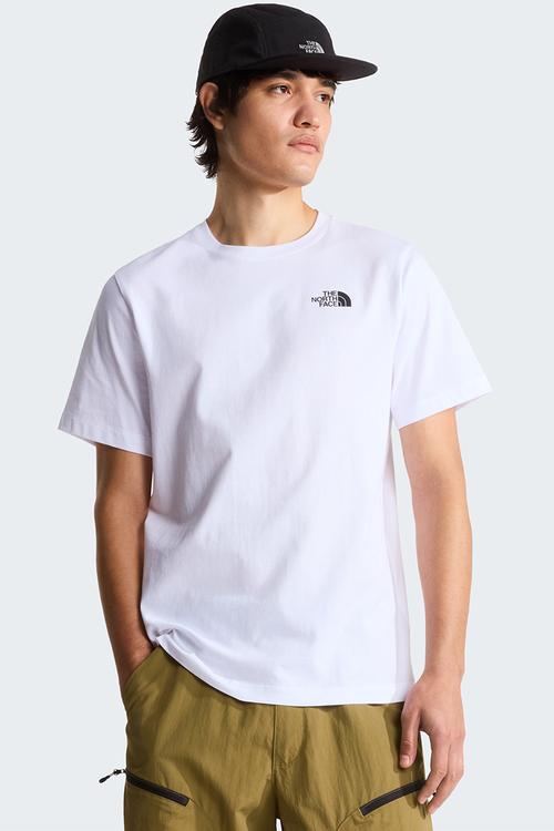 North Faces Regular Short Sleeve Tee-Graphic - White