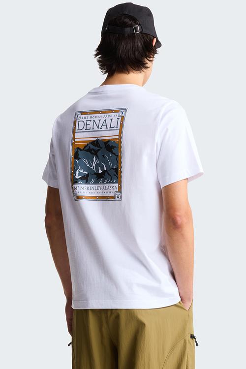 North Faces Regular Short Sleeve Tee-Graphic - White
