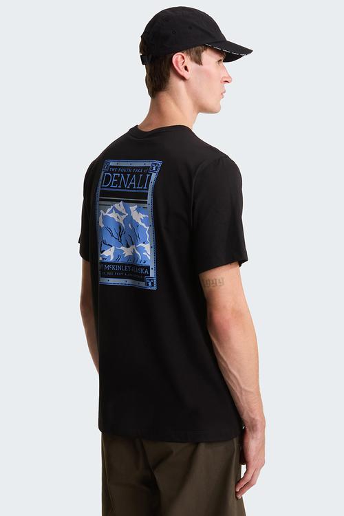 North Faces Regular Short Sleeve Tee-Graphic - Black