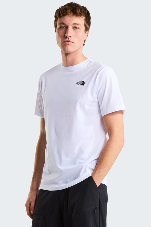 Mountain Sketch Regular Short Sleeve Tee-Graphic - Tnf White