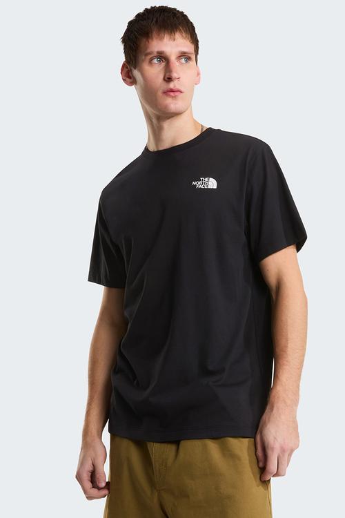 Vertical Regular Short Sleeve Tee-Graphic - Tnf Black