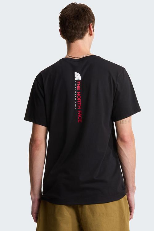Vertical Regular Short Sleeve Tee-Graphic - Tnf Black