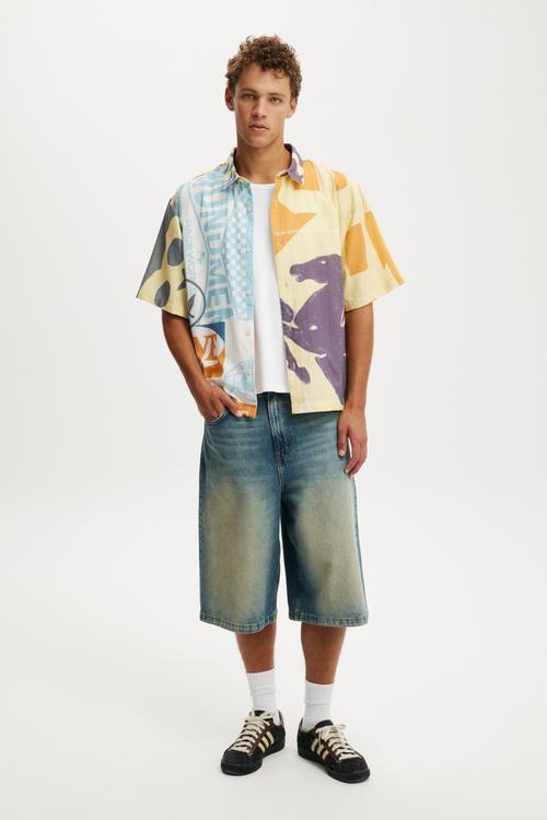 Lucky Short Sleeve Shirt - Monument Print