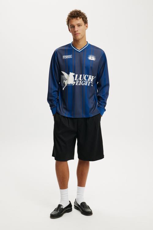 Long Sleeve Keeper Jersey - Indigo/Year Of The Horse