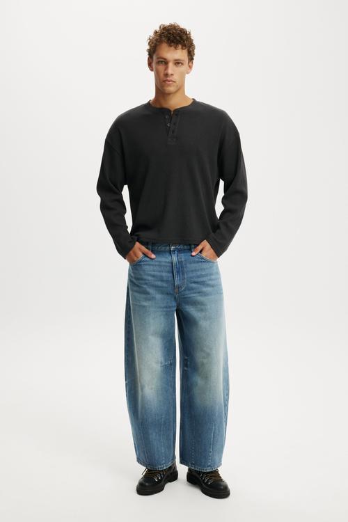 Baggy Balloon Jean - Ono Blue