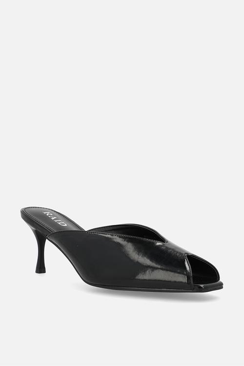 Sonika stiletto mule heel - black 