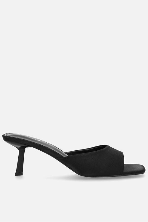 Rochi stiletto mule heel - black
