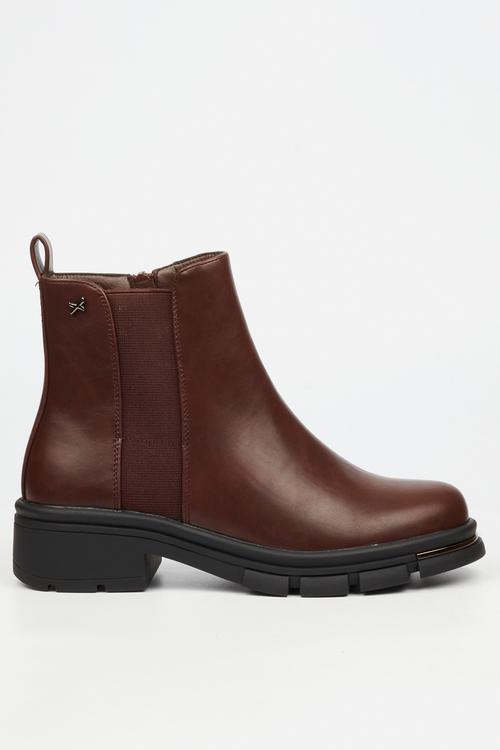 Static 2 chelsea ankle boot - chocolate
