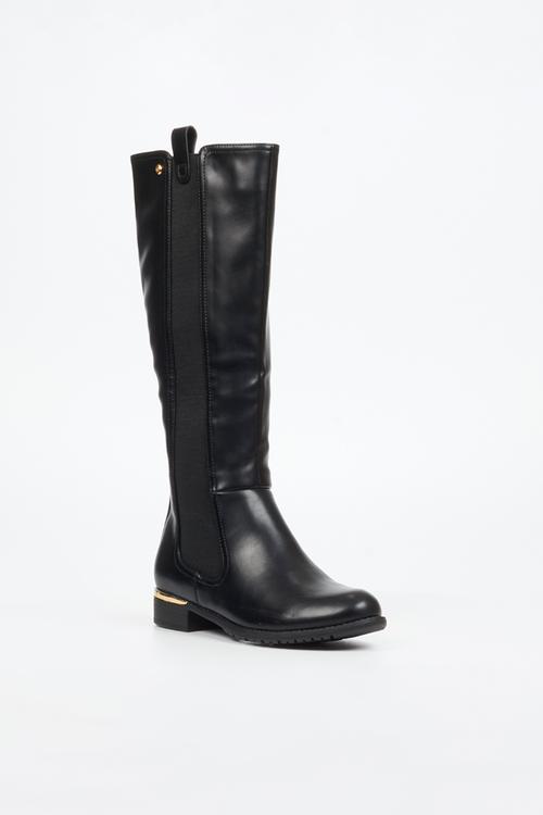 Hadar 28 gusset rider boot - black