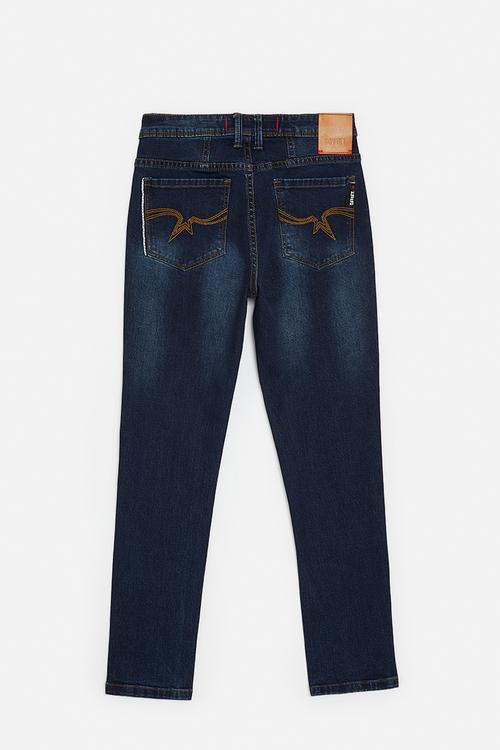 Boys skinny fashion denim - dk indigo