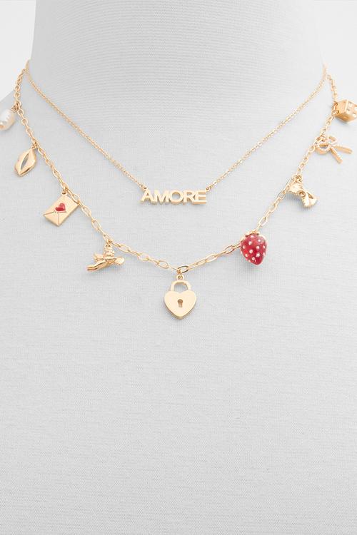 Lovecharmed Red Necklace