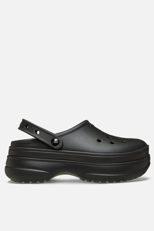 Classic Stacked Clog - Black/Black