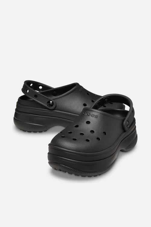 Classic Stacked Clog - Black/Black